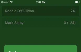 Snooker: Scoreboard screenshot 2