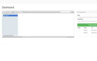 Dashboard to review and download files.