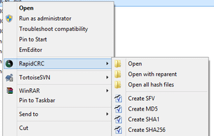 RapidCRC Unicode screenshot 2