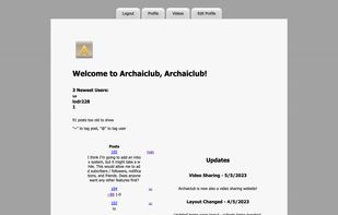 Home page.