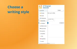 AI Paragraph Generator Rewriter screenshot 1