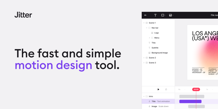 Jitter introduces Custom Easing and enhanced features