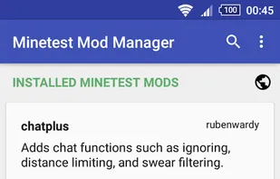 Minetest Mod Manager screenshot 1