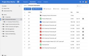 Dealroom M&amp;A Software screenshot 1