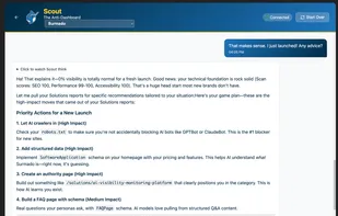 TL;DR Surmado Scout reads every word of your reports, so you don't have to. It becomes a business sidekick, growing smarter with every report you run.