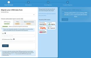 Choose the current CRM
