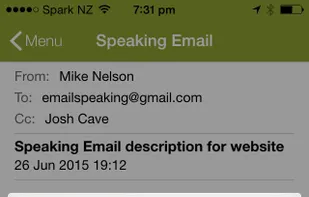 Instant reply with just two taps - no typing so it's safe for use in the car