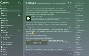 Convos screenshot 1