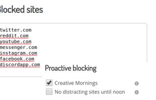 deprocrastination screenshot 1