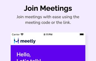  Meetly - Video Meetings screenshot 1