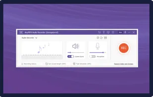 AnyMP4 Audio Recorder screenshot 1