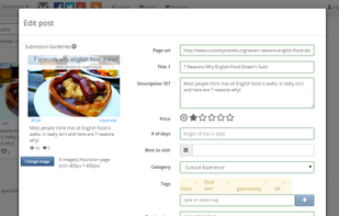 If you are a travel blogger, you can link up your post with eyeCanGo so it becomes searchable and ready for eager travellers to be found.