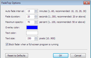 Fadetop screenshot 2
