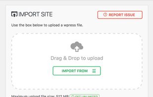 All-in-One WP Migration screenshot 2
