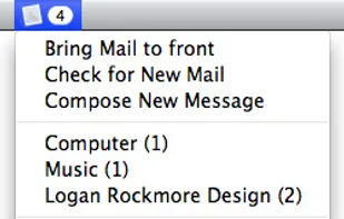 Mail Unread Menu screenshot 1