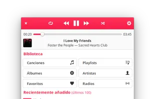 Byte (music player) screenshot 1