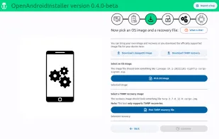 OpenAndroidInstaller screenshot 2