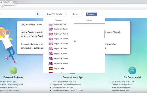 NaturalReader: Natural Reader is a professional text to speech ...