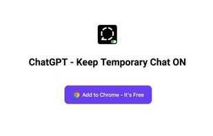 ChatGPT: Temporary chat always ON screenshot 2
