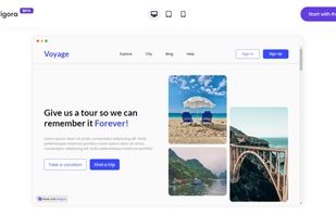 Various themes and templates to select from