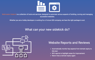 WebmasterSidekick screenshot 1