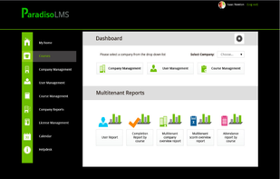 Paradiso LMS screenshot 1