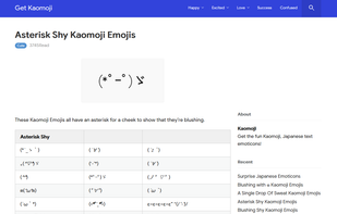 Get Kaomoji screenshot 1