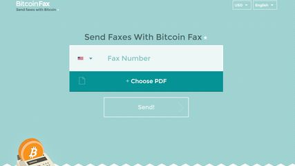 Bitcoin Fax screenshot 1