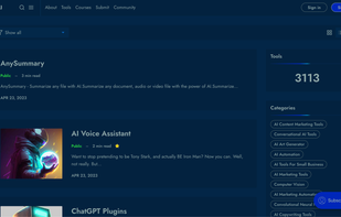 SERP AI software directory