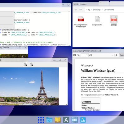 Web-based desktop environment. Right in the browser.