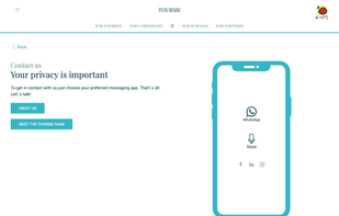 No more forms needed to get in touch with us.