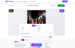 Image Resizer - Editor Page