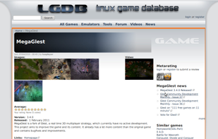 Linux game database screenshot 1