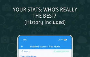 rack your performance over time with detailed game history and player statistics. See win rates, average scores, and finally prove who the true champion is.