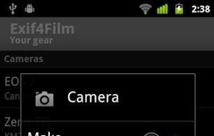 Exif4film screenshot 1