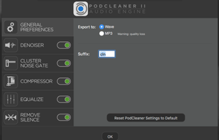PODcleaner screenshot 1