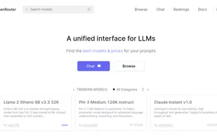 OpenRouter screenshot 1
