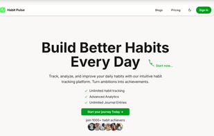 Habit Pulse screenshot 1