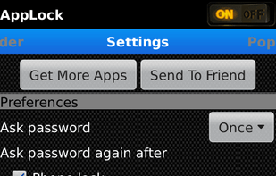 Ask password again after Phone Lock