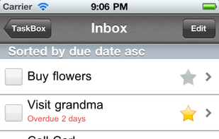 TaskBox screenshot 1