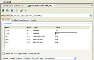 Execute Store Procedure