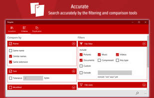Singuler: Duplicate Removal Tool screenshot 2