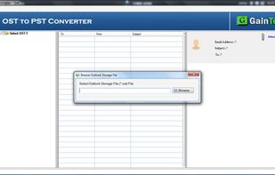 GainTools OST to PST Converter screenshot 1