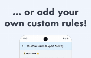 ... or add your own custom rules!