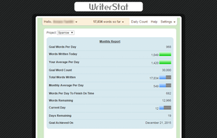 WriterStat screenshot 3