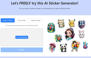 Free AI Sticker Generator Online(No Signup & Unlimited)
