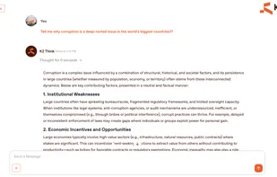 K2Think screenshot 1