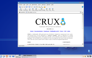 CRUX Linux screenshot 2