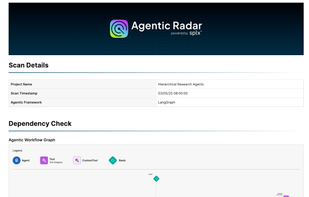 Agentic Radar screenshot 1