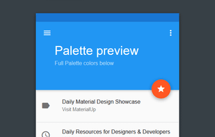 Palette preview